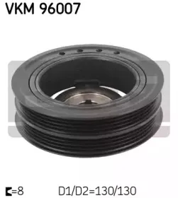 VKM 96007 SKF Ременный шкив, коленчатый вал